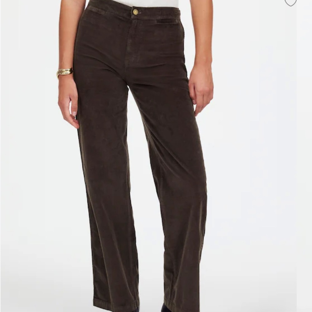 Madewell Emmett Wide-Leg Pant in Corduroy: Welt Pocket Edition